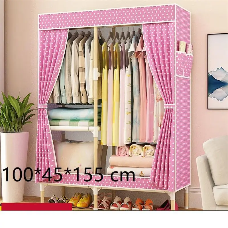MODEL E De Almacenamiento Rangement Chambre Mobile Per La Casa Armario Tela Guarda Roupa мебель для спальни шкаф Mueble гардероб - Цвет: MODEL E