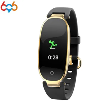 

696 luxury Smart Band Bracelet Girl Women lady female Heart Rate Monitor Wrist Smart Wristband Fitness Tracker Wristband