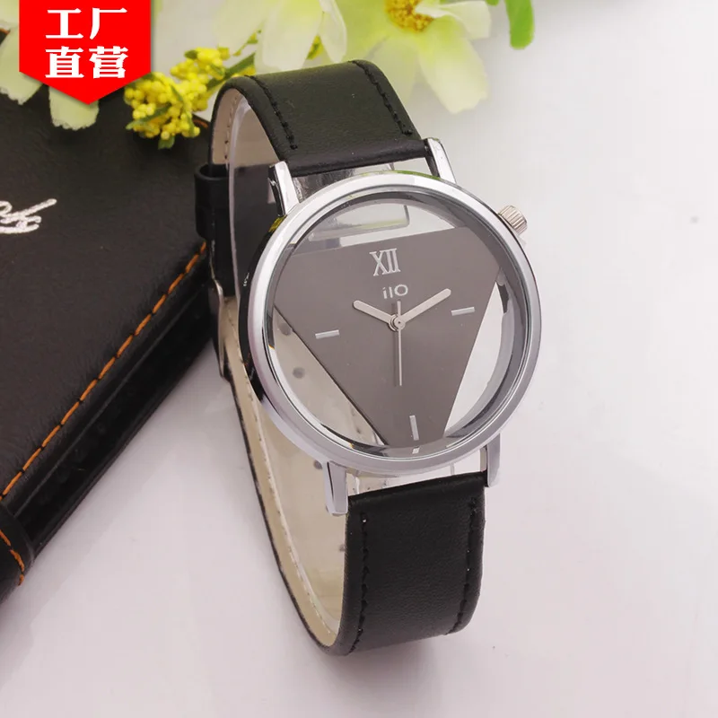 

Inverted Triangle Belt Watch Hollow out Pivottable Casual Fashion Watch