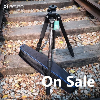 

BENRO C2980T Tripod Carbon Fiber Tripod Leg Universal Support Tripods For Camera 4 Section Max Loading 12kg DHL Free Shipping