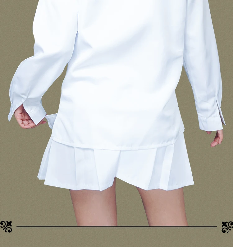 Liser Anime The Promised Neverland Emma Cosplay Costume Shirt Skirt Norman School Uniforms Pants Set Wig -Zentai shop online H3eddfe15f93f444992a89f54d12e2a138.jpg