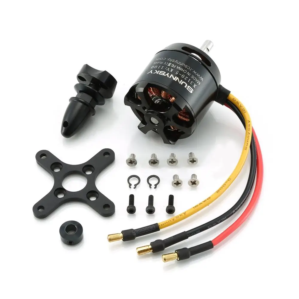 1100KV SUNNYSKY X3120 800KV/1100KV бесщеточный двигатель для неподвижного крыла 3D RC Дрон Вертолет Самолет Запчасти Аксессуары - Цвет: 1100KV