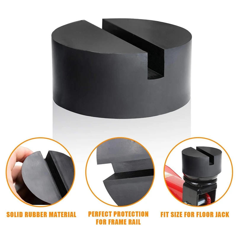 Jack Pad адаптер для Jack Stand напольный Jack Pad Adapter 2-4 тонн универсальный резиновый шлицевой рамки рельсовый зажим сварных швов протектор