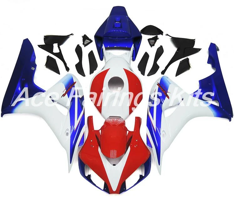 Топ литья под давлением ABS полный обтекатель комплект Подходит для Honda CBR1000RR 06 07 2006 2007 1000RR Обтекатели набор на заказ красный синий