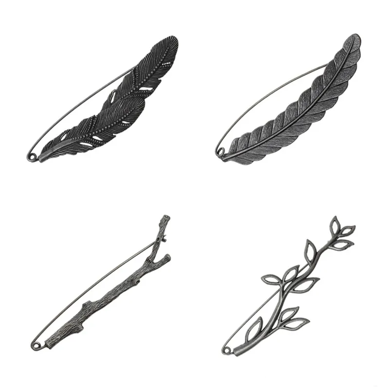 1 шт. брошь из цинкового сплава с перьями|pin feathers|brooch pinsfeather brooch pin |