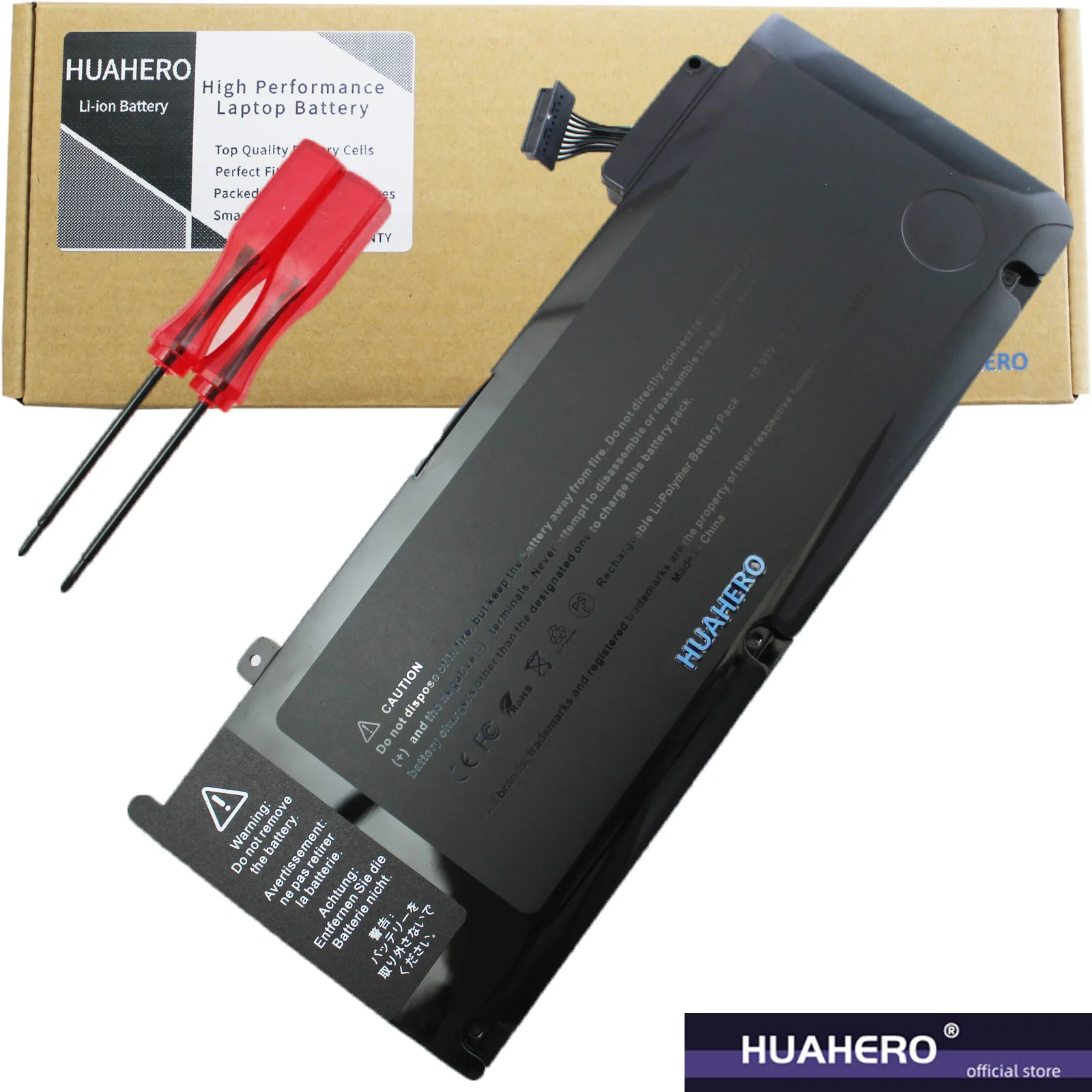 

HUAHERO Battery A1322 For APPLE MacBook Pro 13 " A1278 Mid 2009 2010 2011 2012 MB990 MB991 Precision AluminumUnibody 2009Version