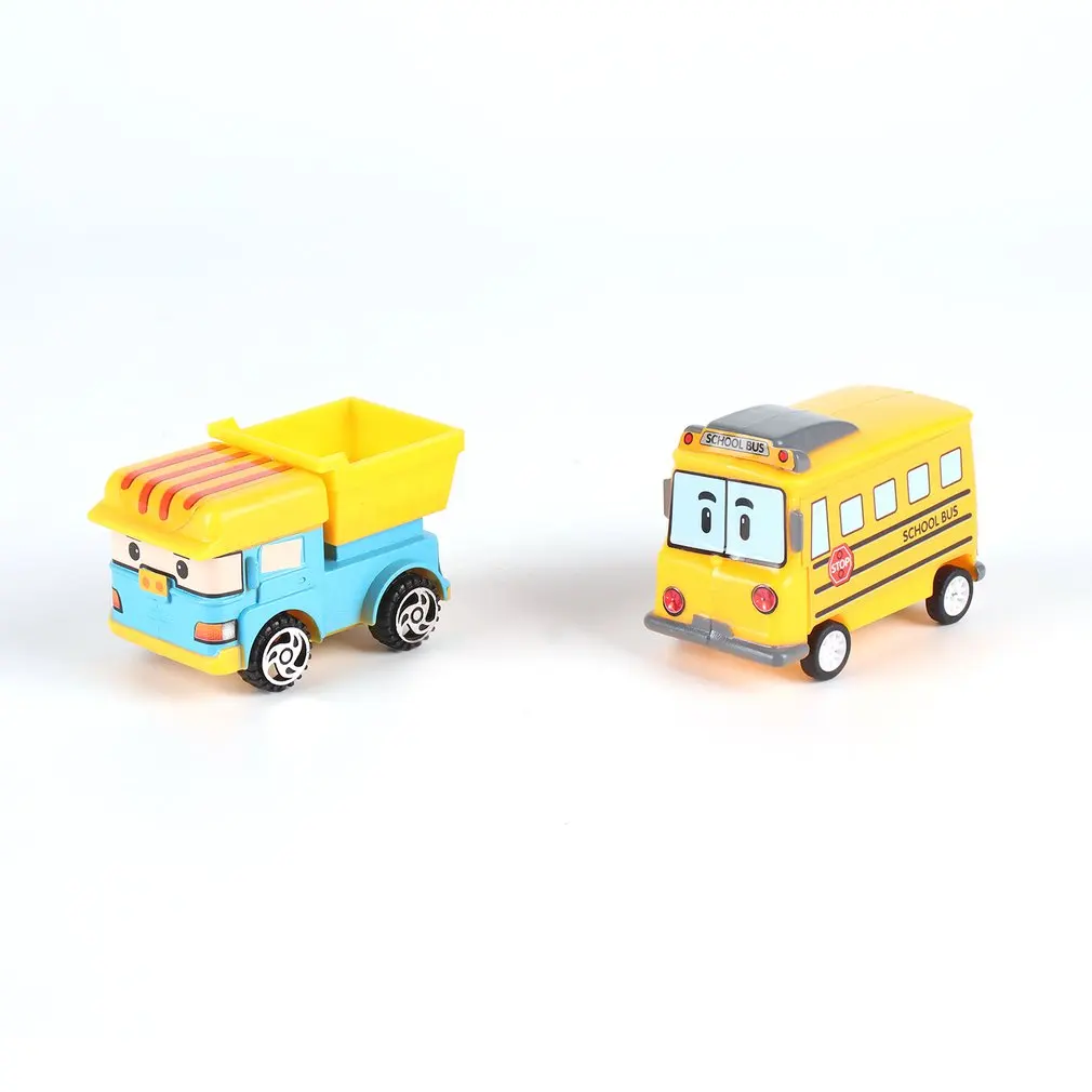 8-в-1 робот игрушечных автомобилей нетоксичный тянуть обратно автомобили транспортного средства Набор Робот-трансформер "милый мультфильм образовательная игрушка для детей в возрасте от 3