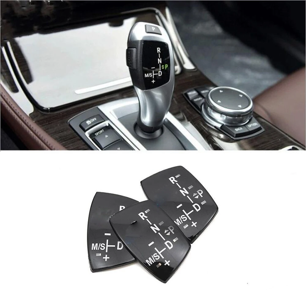 

1:1 Car Gear Panel Sticker Car Stickers Interior Accessories for BMW 1 3 5 Series GT7 X1 X3 X5 X6 M