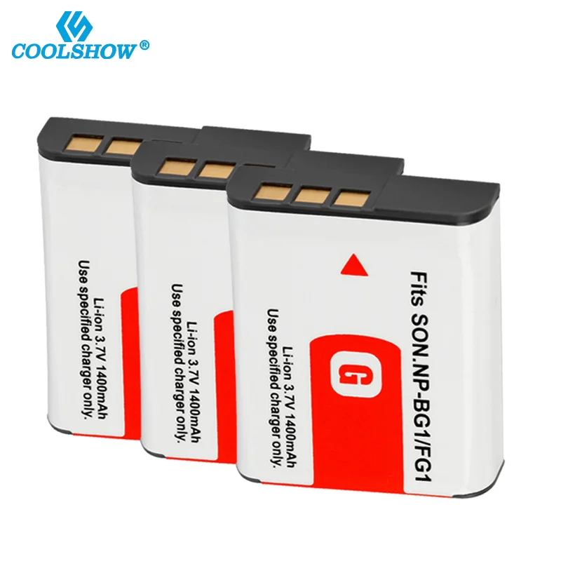 NP-BG1 NP BG1 FG1 Battery 1400mah for Sony DSC-H50 DSC-H55 DSC-H3 DSC-H7 DSC-H9 H10 H20 W100 WX1 Camera action camera battery,rechargeable battery,sony battery,camera battery