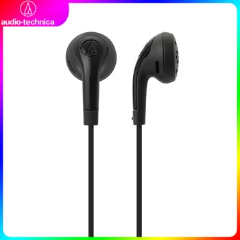 

Audio Technica ATH-C555 3.5mm Wired Earphone Flat-head Earbud Tri-band Equalization Pure Sound Music Earphone for iPhone/Android