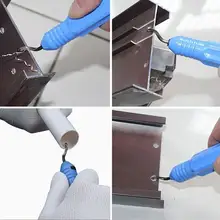 Stal szybkotnąca gratowanie Burr Blade skrobak uchwyt do frezu ręczne gratowanie przycinanie głowica tnąca metalowe plastikowe narzędzia do obróbki drewna