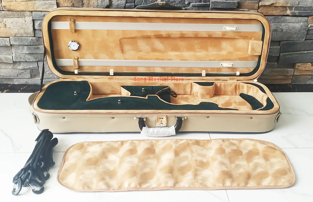4/4 Full Size Violin Case Professional Oblong Violin Hard