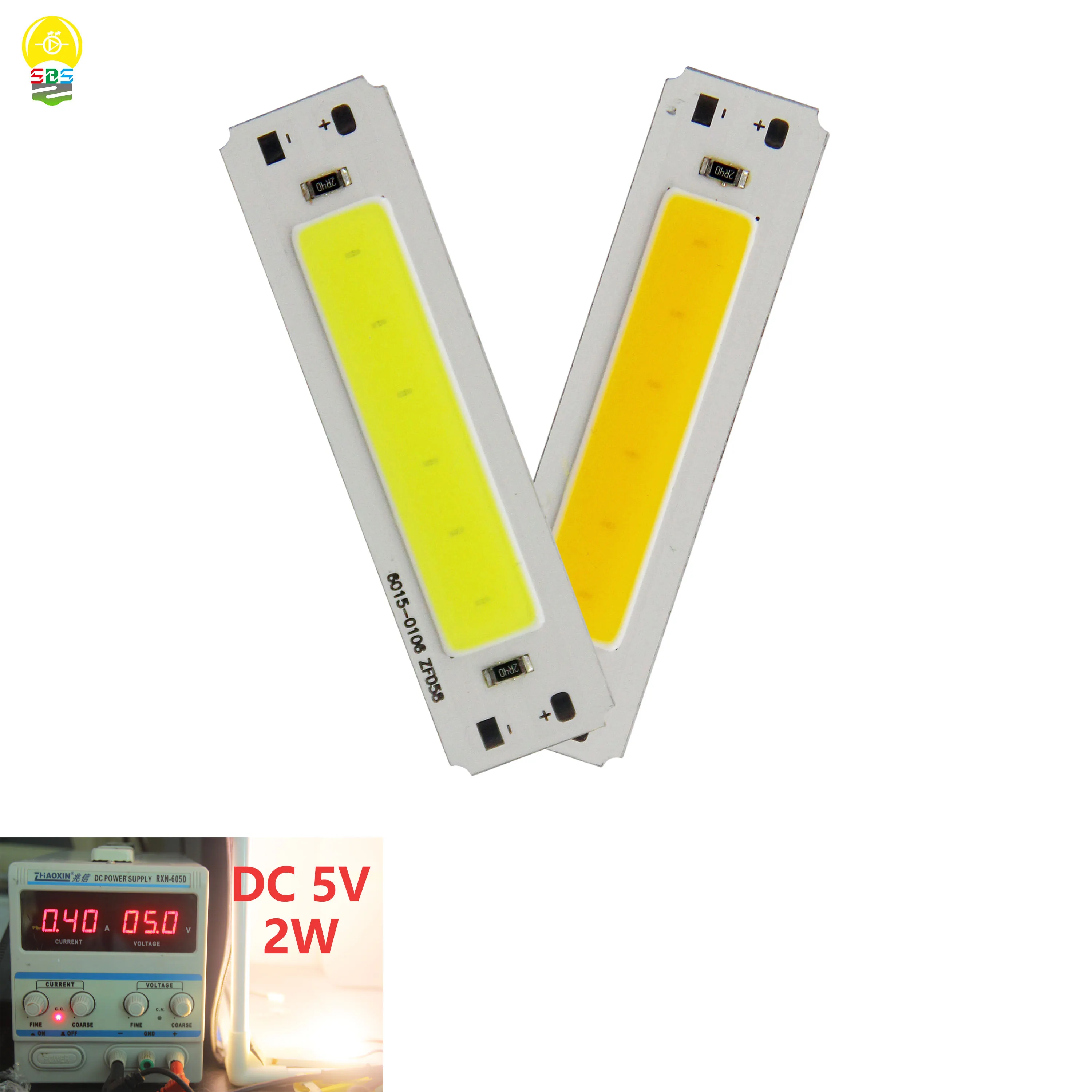 1 шт. DC 5 В cob светодиодные лампы stirp светильник источник для DIY usb led светильник ting 2 Вт 3000 К 6500 к излучающий цвет высокая яркая лампа