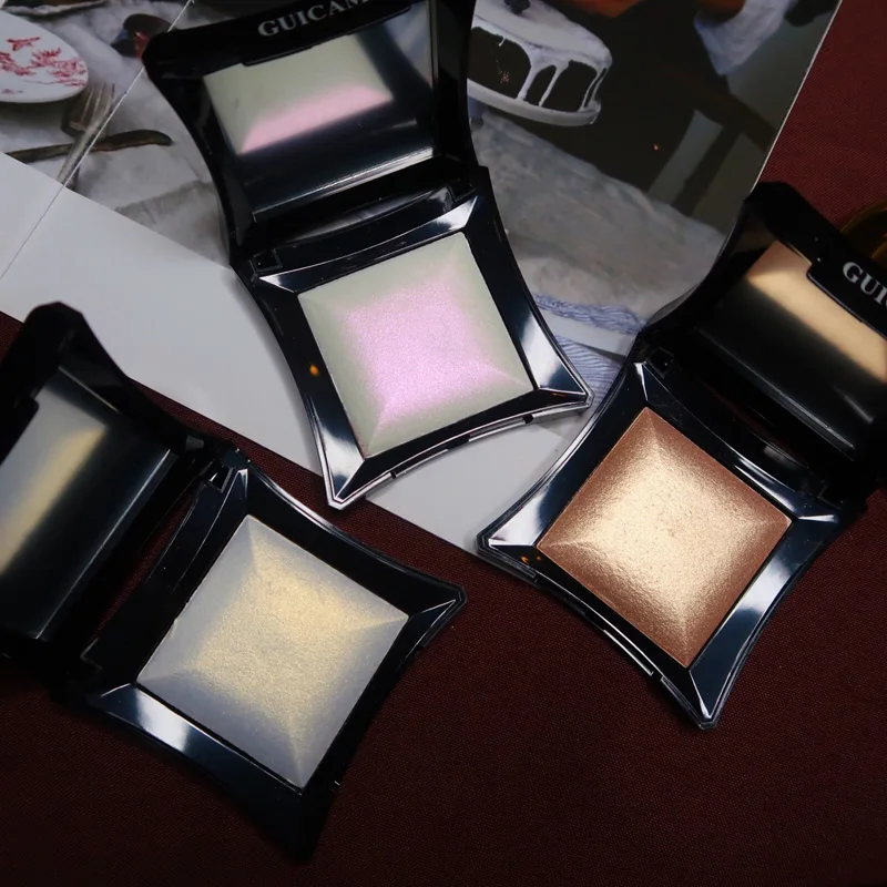 

Duochrome Crystal Highlighter Powder Palette Bronzer Highlight Multi-use Holographic Makeup Kit Glow Shimmer Radiance Face Highlight Contour Base Foundation