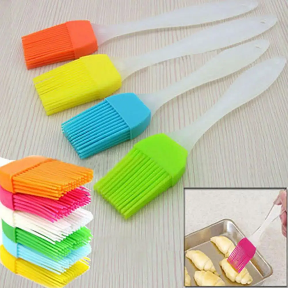Cake Baking Barbecue Brush Home DIY Silicone Bakeware Bread Cook Pastry Oil Cream BBQ Tools | Дом и - Цена: 