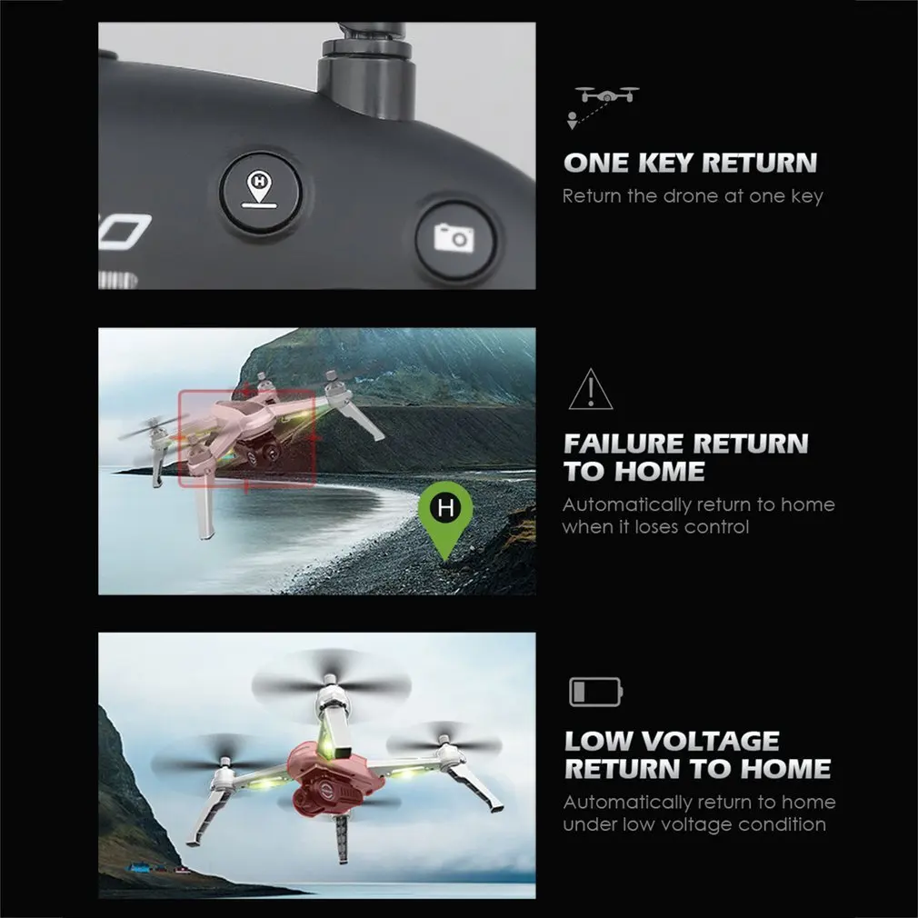 Горячая JJPRO X5 Дрон на ру Квадрокоптер игрушка 1080P 5G Wifi складывающийся гексакоптер FLV самолет gps позиционирование высота удерживает Безголовый один ключ