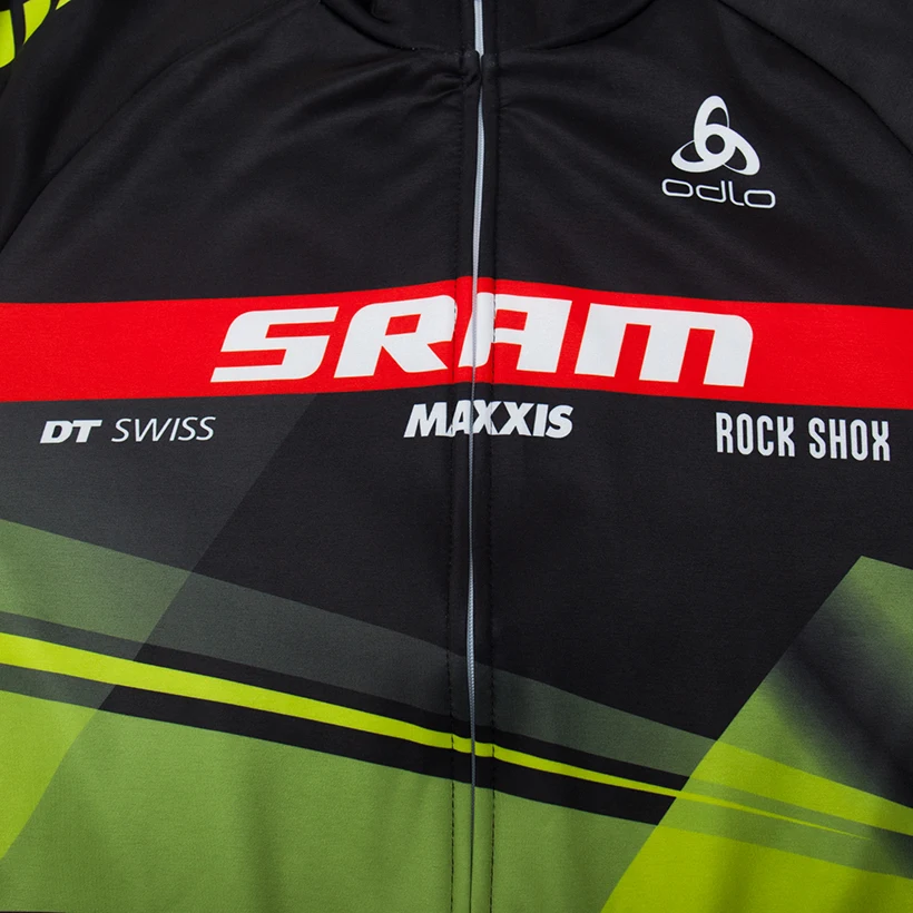 Новинка SRAM командная велосипедная майка 20D набор велосипедных штанов Ropa Ciclismo мужская зимняя термо флисовая pro трикотаж для велосипедистов одежда
