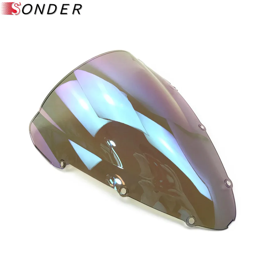 Черный ПК мотоциклетное ветровое стекло для Honda CBR600F CBR600 CBR 600 F F4i 2001-2007 02 03 04 05 06 07