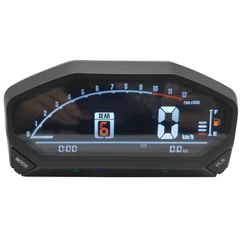 

New Style Universal Motorcycle LED LCD Speeeter Digital Backlight Waterproof Oeter Tachometer
