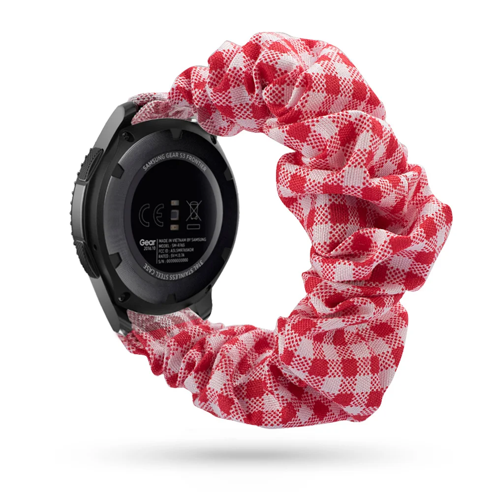 Ремешок эластичный для samsung galaxy Watch active 2 46 мм 42 браслет huawei watch GT gear s3 frontier amazfit bip 22