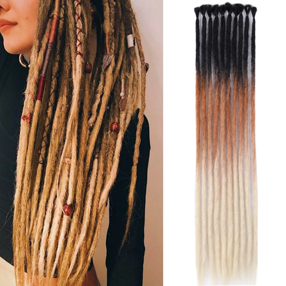 Dream Like Synthetic Hair Extensions Dreadlocks For Women Crochet Braids 20inch Natural Braiding |