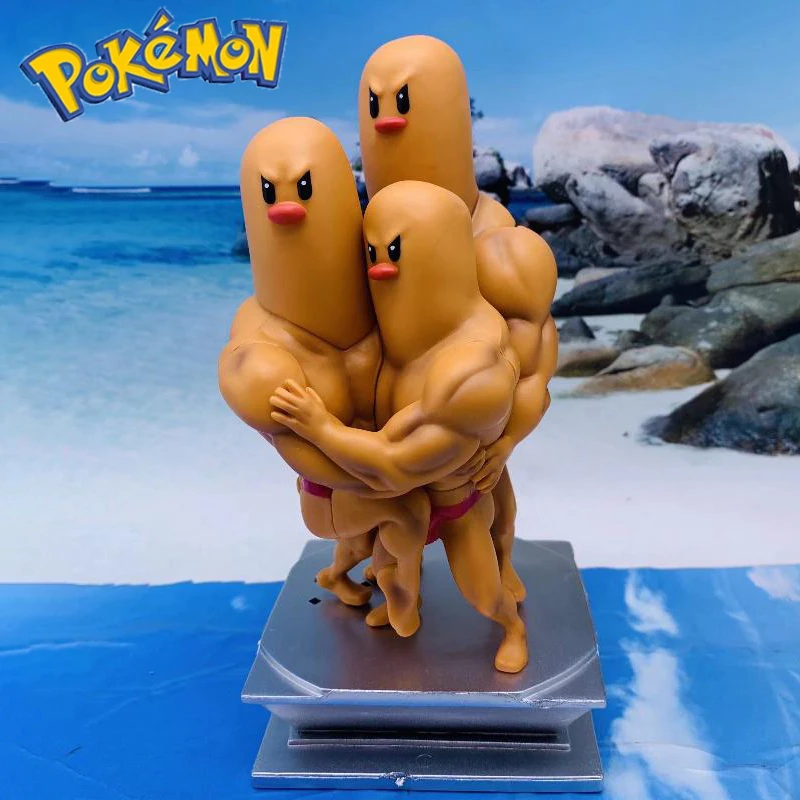 子供のためのポケモンアクションフィギュア マッスルデュトリオフィギュア アニメアクションフィギュア カワイイポケモンゲーム ピカチュウ ダグトリオフィギュア おもちゃ ギフトモデル Null Aliexpress