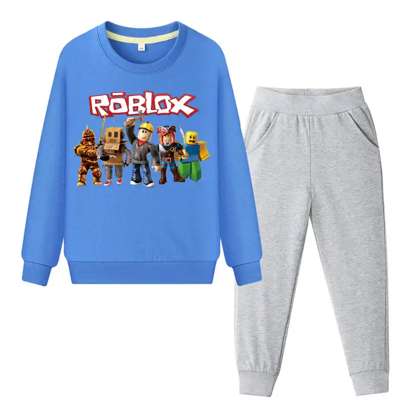 Conjunto De Ropa De Manga Larga Para Ninas Conjunto De Animales Para Ninos Conjuntos De Ropa Para Ninos Conjunto De Jersey De Algodon Estampado Set De Ropa Aliexpress - compre ropa de algodón de verano para niños roblox estampado de dibujos animados de manga corta ropa para niños camiseta conjunto de pantalones