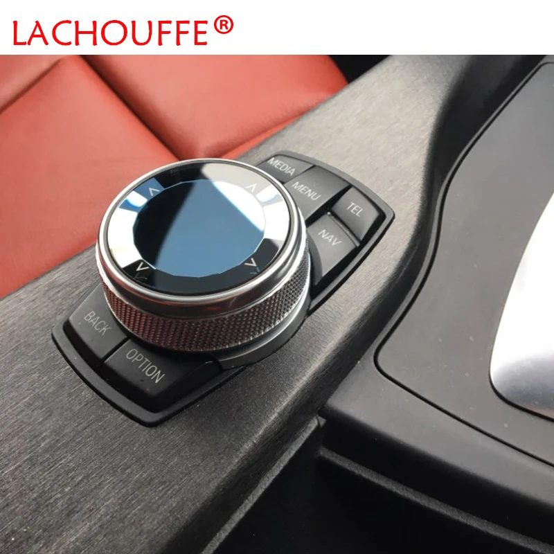 

Car Styling Multimedia Button switch Cover Sticker for BMW 1 3 4 5 Series 3GT F10 F20 F30 F32 F34 for NBT Controller Accessories