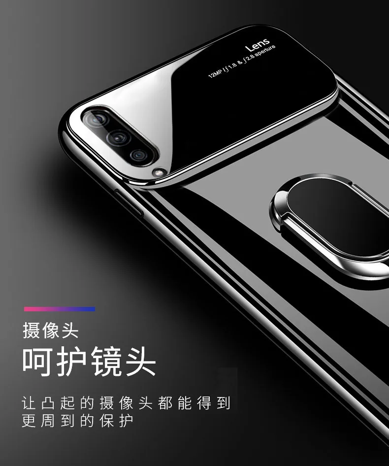 Для Xiaomi mi 9 чехол Роскошный Жесткий ПК с подставкой Кольцо Магнит тонкий защитный чехол на заднюю панель для Xiaomi mi 9 SE 9se mi 9 lite