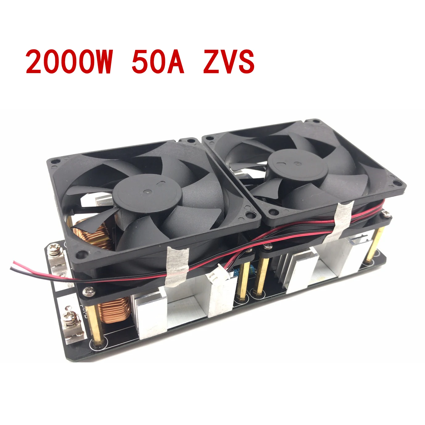 2000W 50A high-power ZVS Low voltage induction heating board Flyback Driver Heater Tesla coil Heaters 4-tube module | Инструменты