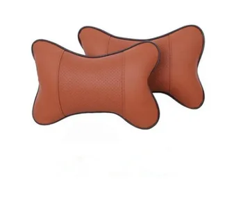 

2PCS Car Styling Car headrest PU Leather Gift for renault duster mercedes w204 Mercedes hyundai i30 Toyota megane 2 Opel astra j