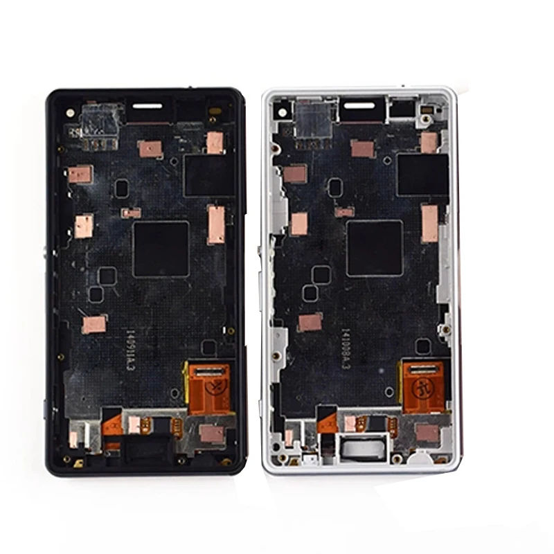 Продажа Для sony Xperia Z3 Mini lcd Compact D5803 D5833 сенсорный экран дигитайзер ЖК дисплей монитор модуль панель в сборе с рамкой