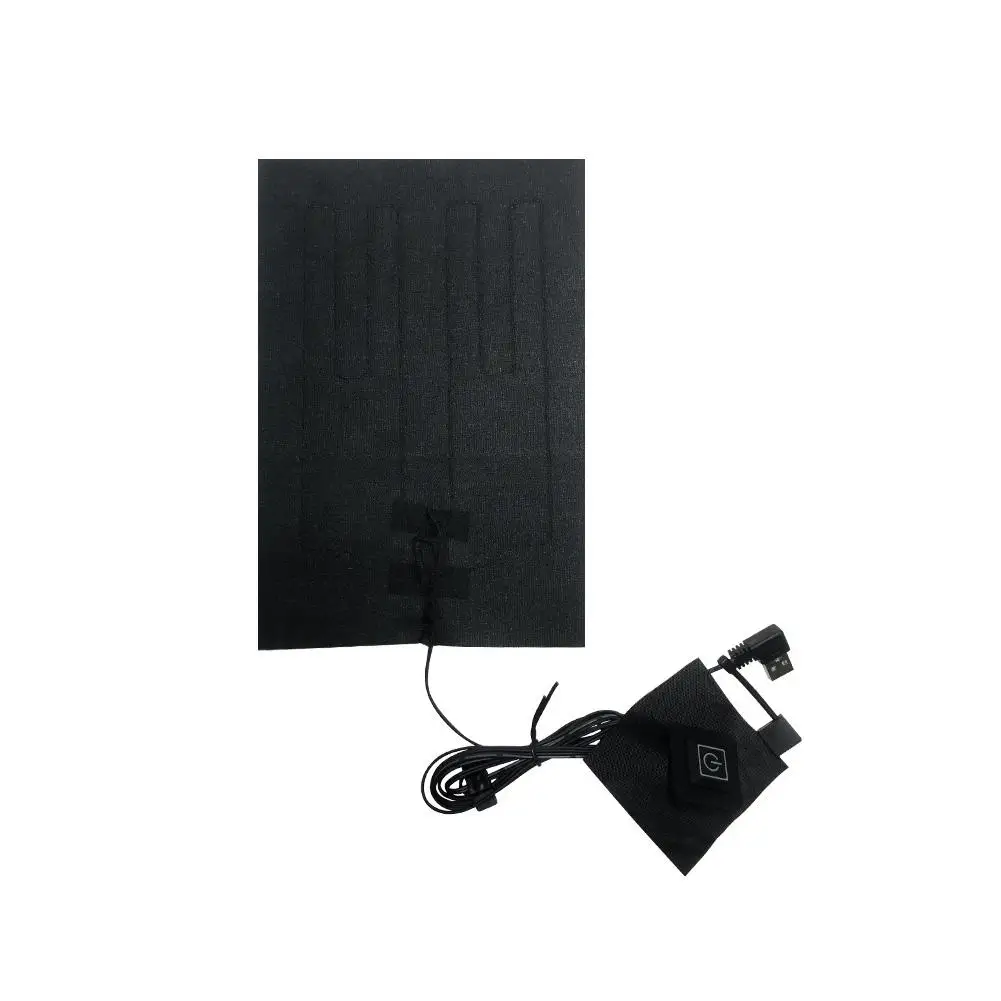 

Electric Clothes Heating Film Cloths Heating Pads with 3 Temperature Settings Set Warm Heating Vest Pads for Outdoor Winter Camp