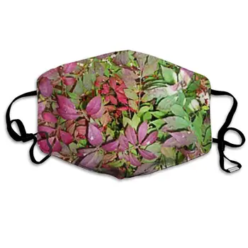 

Mouth Mask Burning Bush with Red Berries Print Masks - Breathable Adjustable Windproof Mouth-Muffle, Camping Running for Women