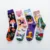 Occident Fashion Colorful Print Socks Women with Mushroom Spring Woman Socks Cotton Calcetines Mujer Meias 010202