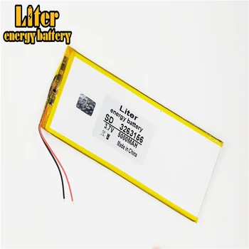 

Rechargeable 3.7V 5000MAH 3263156 Polymer lithium ion / Li-ion battery for tablet pc