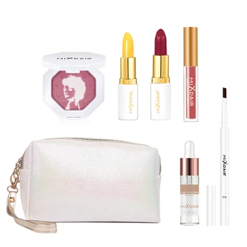 

7pcs make up Professional Makeup Set Highlighter Lipstick Lip Gloss Eyebrow Pencil Kit 7pcs Base Makeup Kit Cosmetics Tool