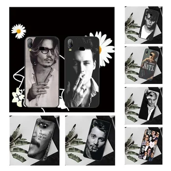 

NBDRUICAI Johnny Depp DIY Painted Bling Phone Case For Samsung A10 A20 A30 A40 A50 A70 A71 A51 A6 A8 2018