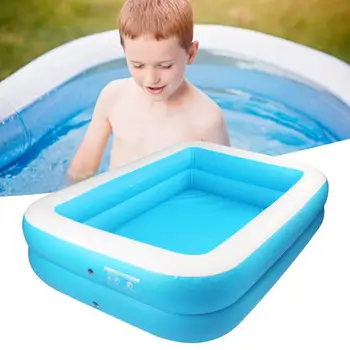 

2M Children's Thicken Inflatable Swimming Pool Kids Pool Bathing Tub Outdoor Indoor Square Swimming Pool Nflatable Bathtub