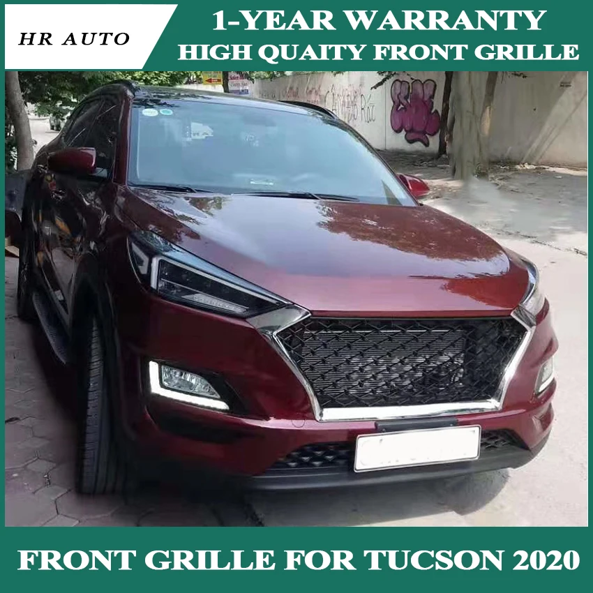 Автомобильные аксессуары для Hyundai Tucson 2019 2020 гоночная решетка гриль Передняя