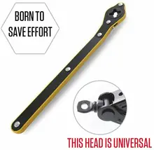 

Auto Labor-Saving Jack Ratchet Wrench Scissor Jack Garage Tire Wheel Lug Wrench Handle Labor-Saving Wrench Dropship