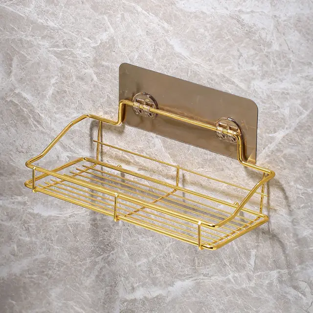Stainless Steel Bathroom Shelf Wall Mounted Rack