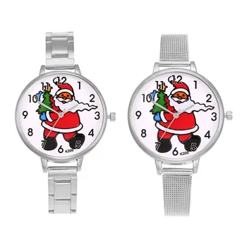 

Fashion Women Watches Alloy Strap Xmas Santa Claus Fashion Casual Watches Round Dial Watches LL@17