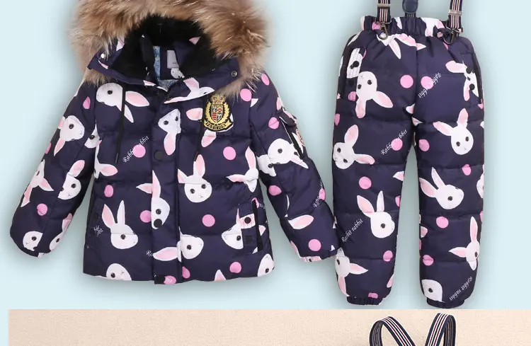 Зимняя пуховая куртка; парка для мальчиков; пальто; Детский Теплый зимний комбинезон; верхняя одежда+ комбинезон; комплект одежды для девочек; размер-30 градусов