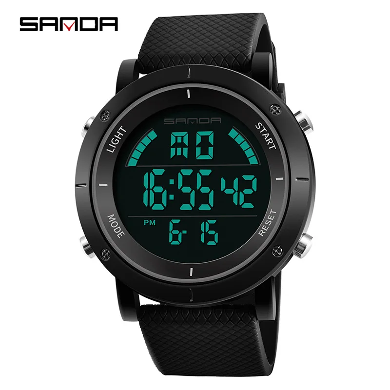 

SANDA 2019 Men Sports Watches Luxury Brand Clock LED Digital Fashion Smart Wrist Watch Running electronic watch relogio men