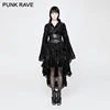 PUNK RAVE Lolita Women Loose Profile Lace Dresses Soft Satin Fabric Independent Waist Seal Flocking Printing Modern Kimono ► Photo 1/6