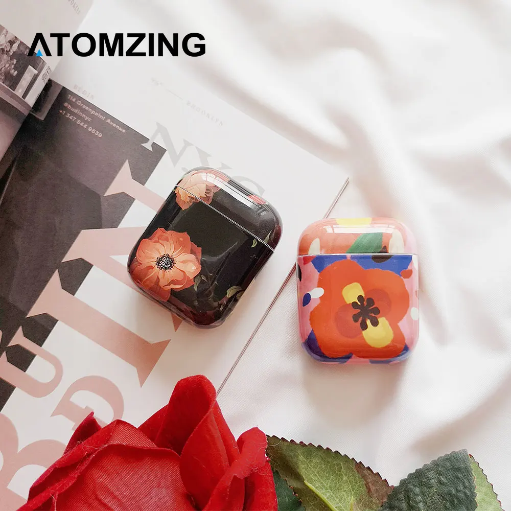 

Wireless Headphone Case For Airpods2 Case Luxury Hard Plastic Cover For Air Pods Protective Charging Cases For Apple Airpod Etui