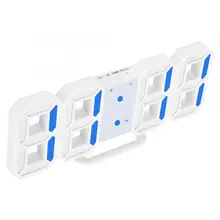 3D цифровой светодиодный настенные часы с будильником и цифрой, отображение времени, зарядка через usb, часы для дома, Марко цифровой