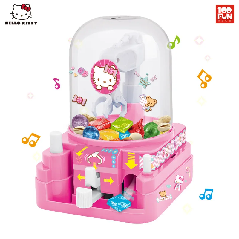 

Hello kitty Mini Candy Machine Kt8785 Scratch Music Catch qiu candy Machine Electric Electric GIRL'S CHILDREN'S Toy