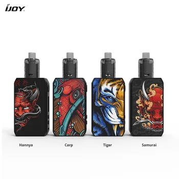 

Original IJOY CIGPET CAPO 126W Box Mod Kit Dual 18650 Battery & 126W Max Power With 3ml Mystique Mesh Black Tank E-cig Vape kit